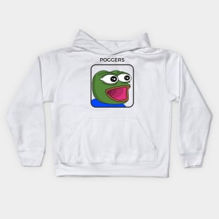 Poggers Pepe Kids Hoodie